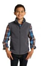Port Authority Youth  8.3-ounce 100% polyester Value Fleece Vest